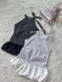 Halter Neck Design Polka Dot Tops